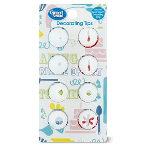 Great Value Decorating Tips, 8 Count
