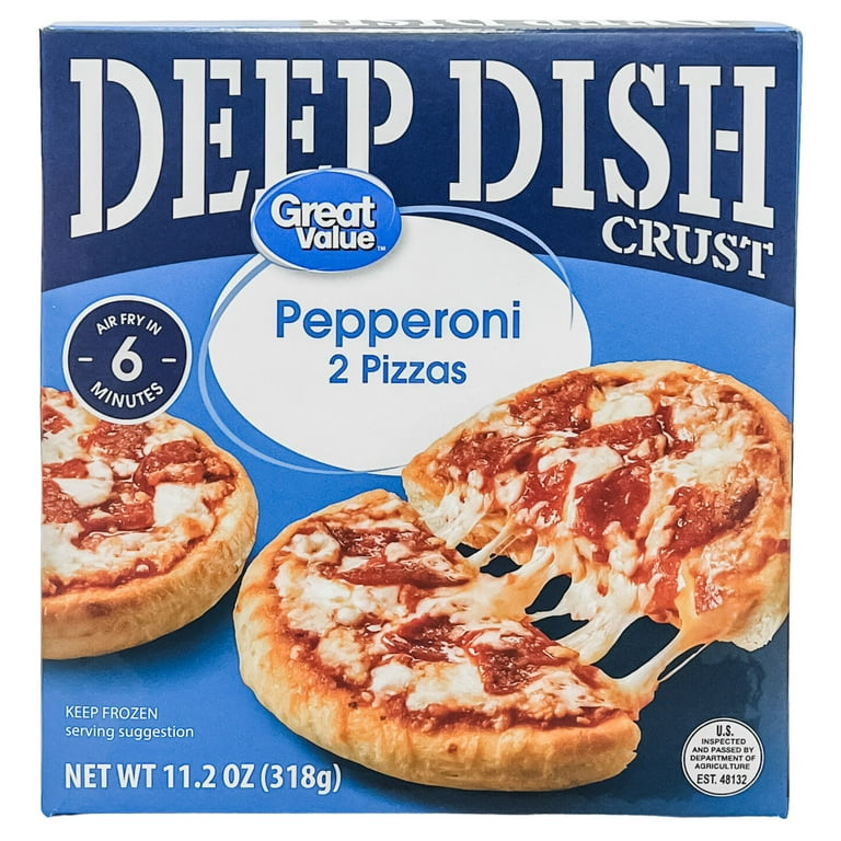 Frozen deep dish sale pizza