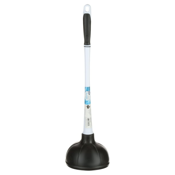 Great Value Deluxe Toilet Plunger with 16in Ergonomic Plastic Handle