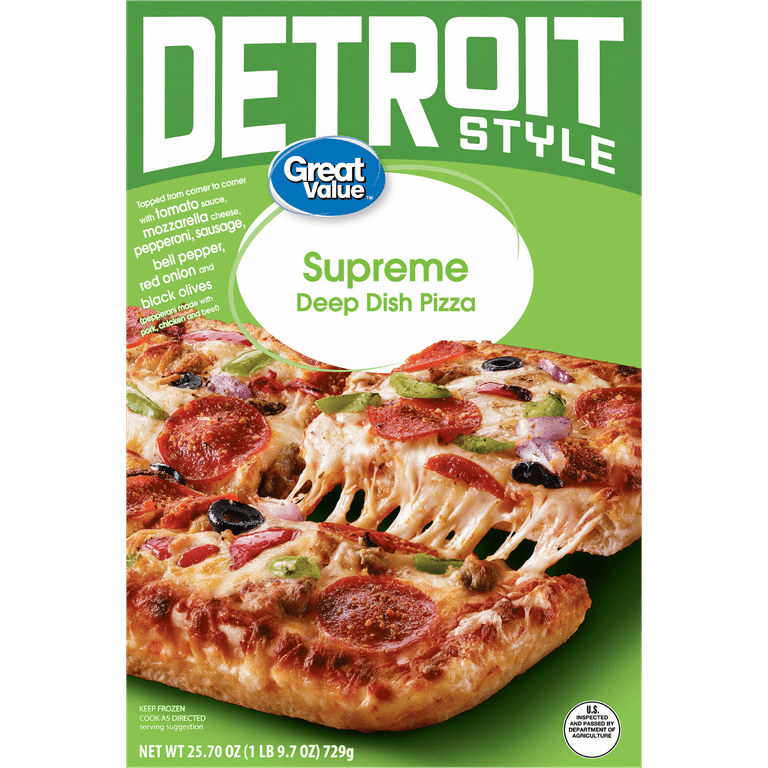 Great value deep dish pizza clearance