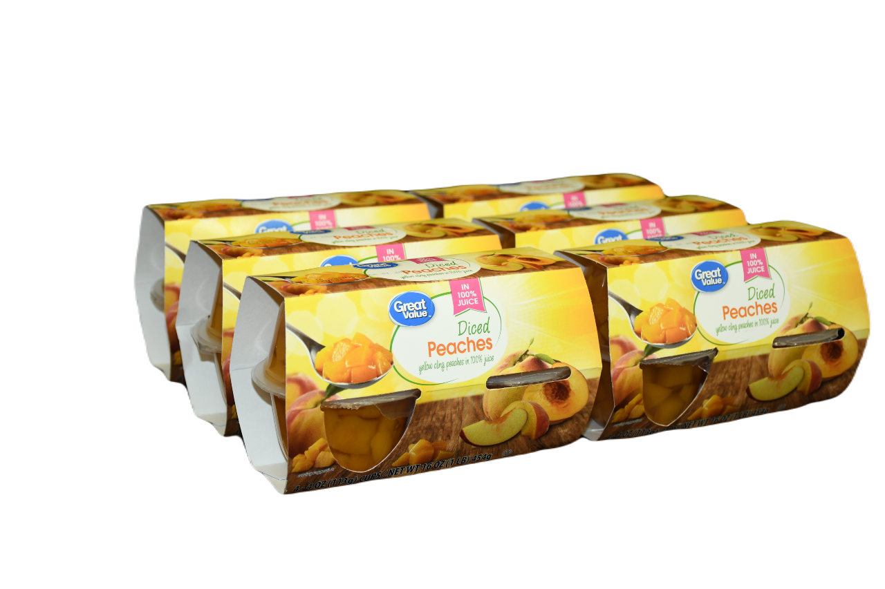 Great Value Diced Peaches in Juice