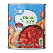 Great Value Diced Tomatoes in Tomato Juice, 28 oz