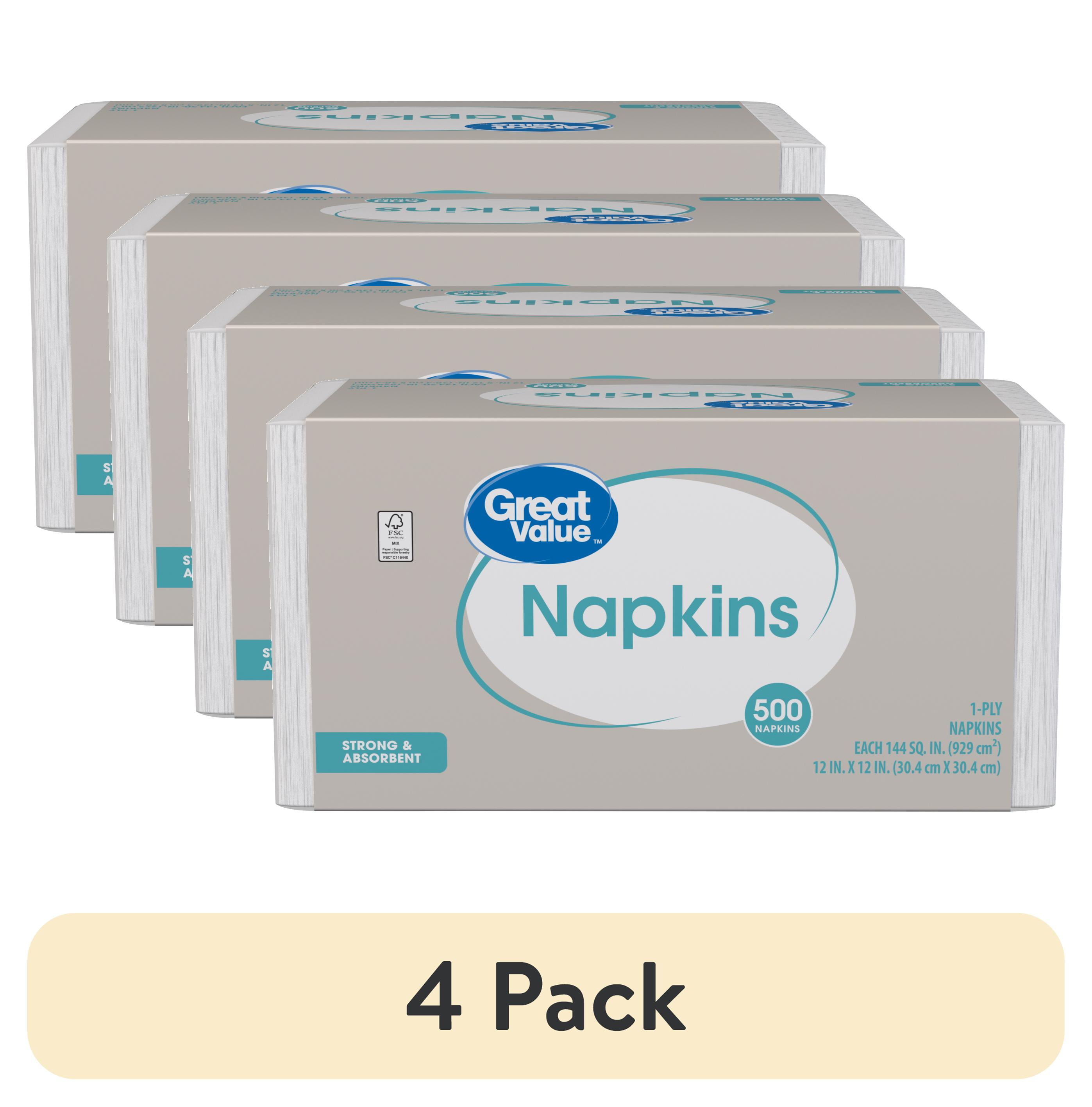 Elegant Family Pack 1-Ply Napkins - 500ct