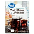 thumbnail image 1 of Great Value Donut Shop Cold Brew Medium Roast Ground Coffee, 6 Oz, 6 Pack Box, 1 of 8