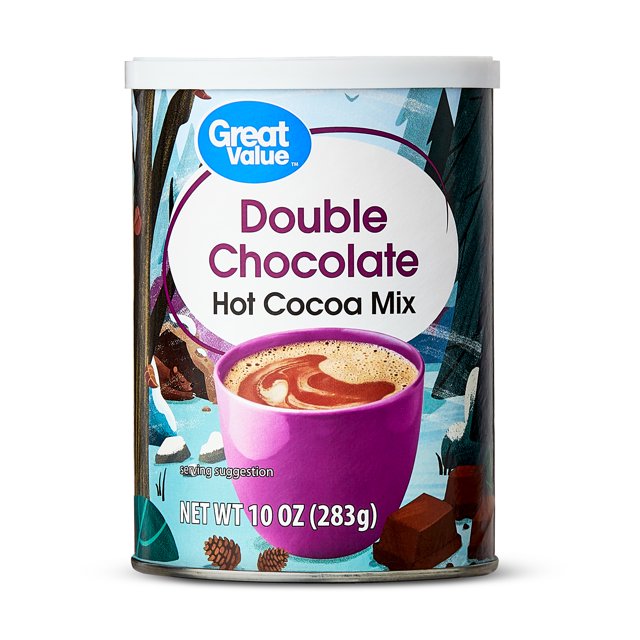 Great Value Double Chocolate Hot Cocoa Mix 10oz