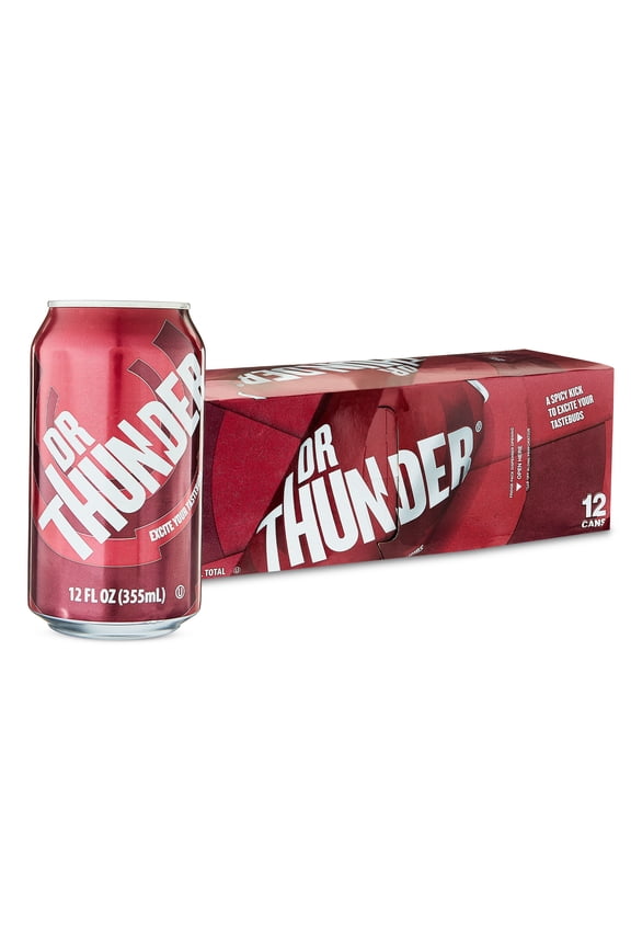 Dr Thunder Soda Pop, 12 fl oz, 12 Pack Cans