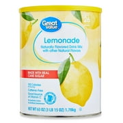 Great Value Lemonade, Powders, 26 Quart
