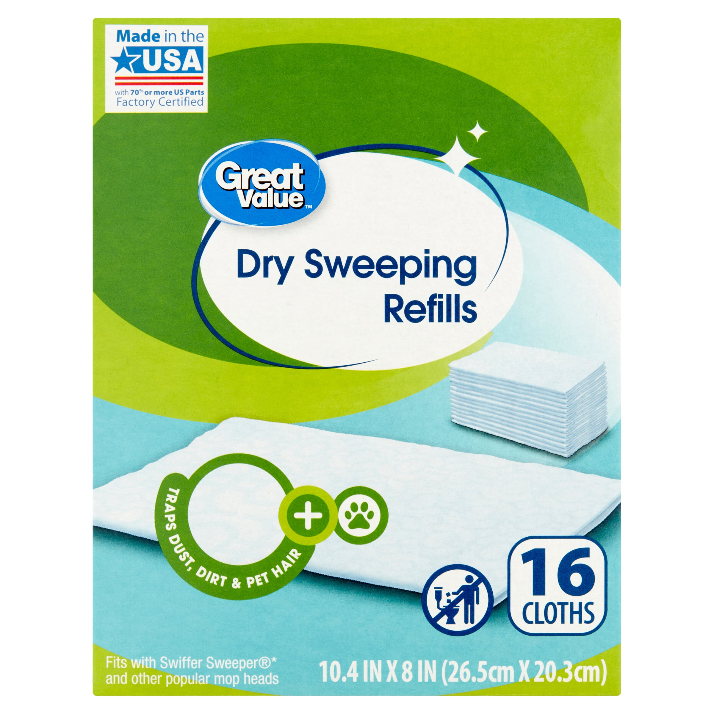 Sellars 90174 Clean Task Cleaning & Degreasing Wet Wipe Refill Pack 70 Sheet Count - 1 Refill Bag