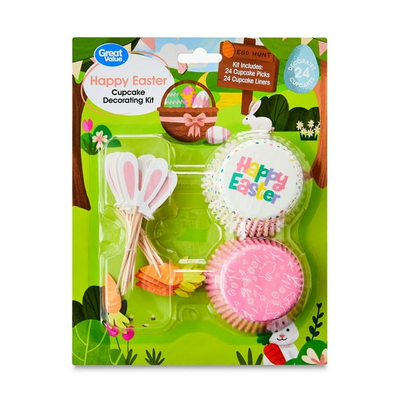 Great Value Easter Cupcake Decorating Kit