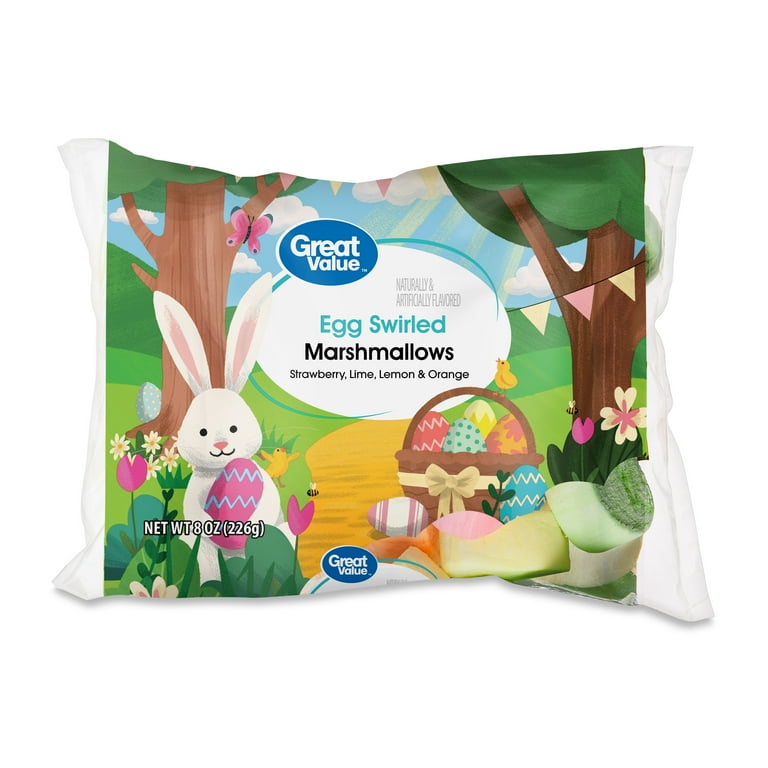 Great Value Egg Swirled Marshmallows, 8 oz - Walmart.com