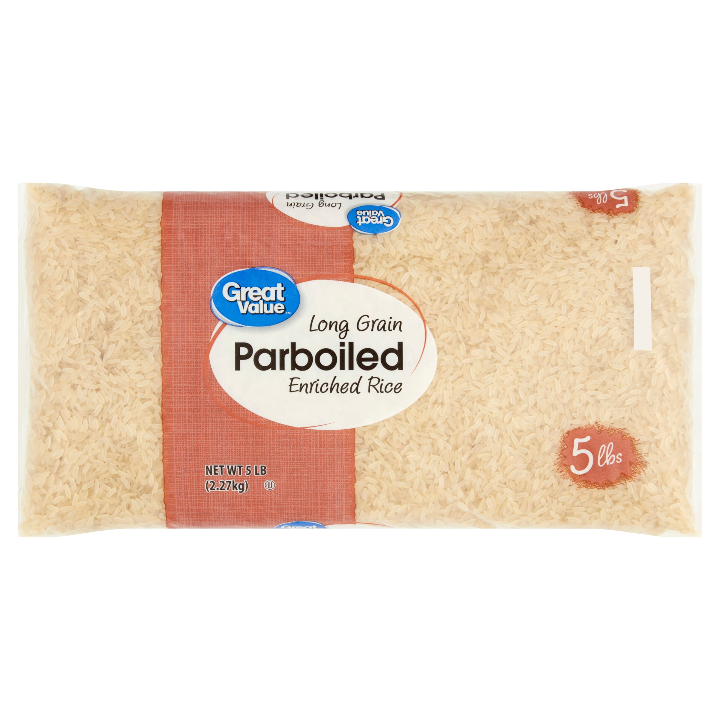 Great Value Enriched Parboiled Long Grain Rice, 80 oz