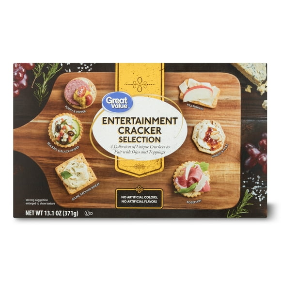 Great Value Entertainment Cracker Selection, 13.1 Oz.
