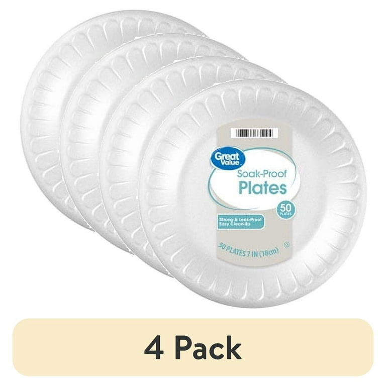 Great value foam shop plates