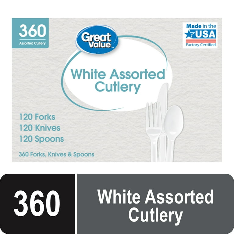 https://i5.walmartimages.com/seo/Great-Value-Everyday-Disposable-Plastic-Cutlery-White-Assorted-360-Count_bf97afba-d8b4-4023-9726-bbe595cab5ec.55b52edd5576d820973aaeb7e1c2994a.jpeg?odnHeight=768&odnWidth=768&odnBg=FFFFFF