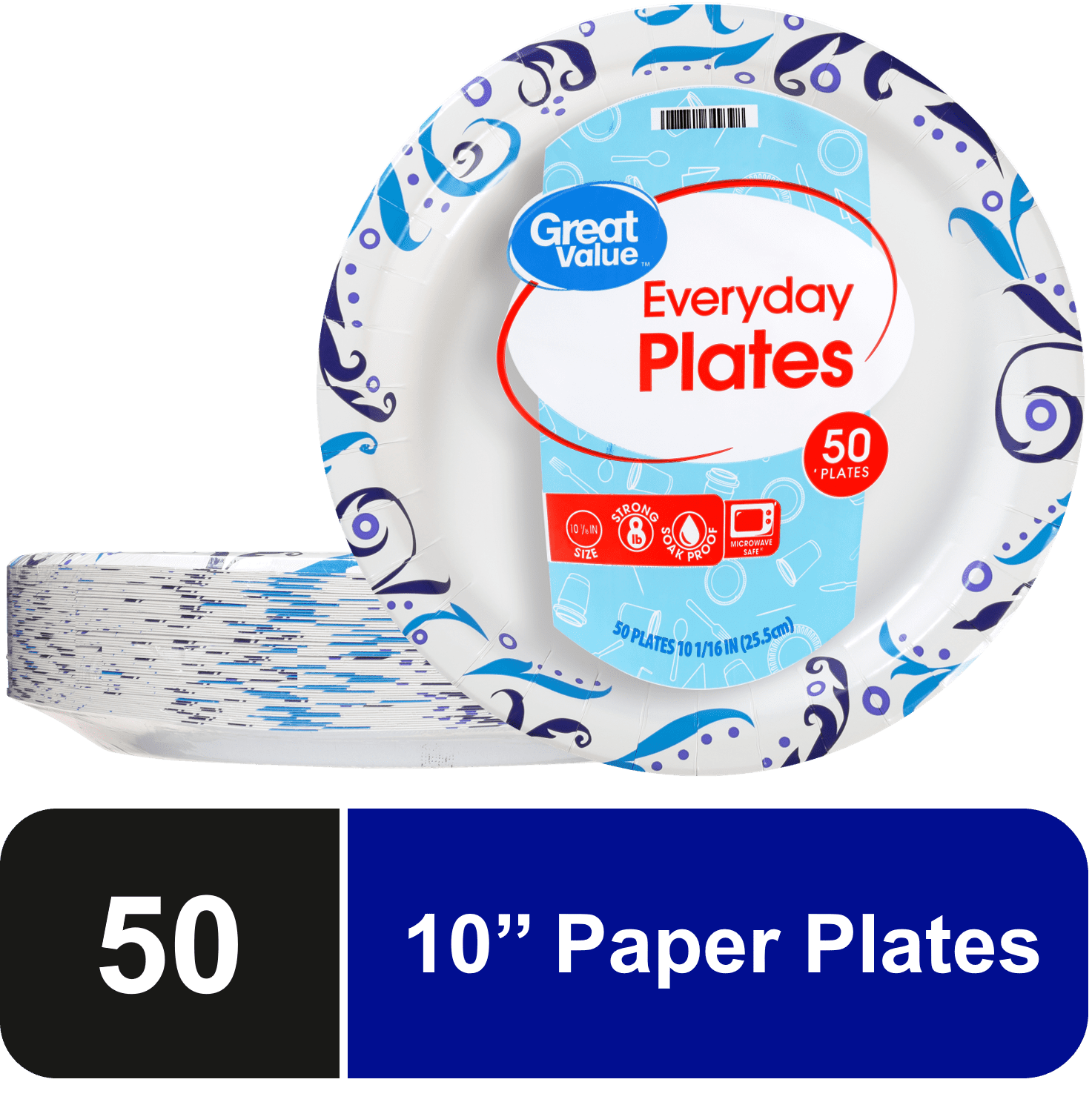 Simply Value - Simply Value, Paper Plates, 9 Inch (50 count)