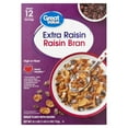 thumbnail image 1 of Great Value Extra Raisin Bran, Wheat Flakes Cereal, 25.5 oz, 1 of 7