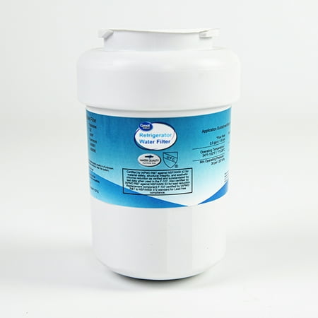 Great Value F107 Refrigerator Filter, GE MWF Compatible, BPA-Free, White Color, 1 Pack, Assembled Product Dimensions: 3.15" Height, 5.12" Width, 3.15" Length
