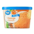 thumbnail image 1 of Great Value Fat Free Orange Sherbet, 48 fl oz, 1 of 8