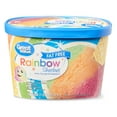 thumbnail image 1 of Great Value Fat Free Rainbow Sherbet, 48 fl oz, 1 of 7