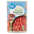 thumbnail image 1 of Great Value Fire Roasted Diced Tomatoes, 14.5 oz, 1 of 10
