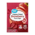 thumbnail image 1 of Great Value Freeze Dried Strawberry Fruit Crisps, 0.26 oz, 6 Count, 1 of 8