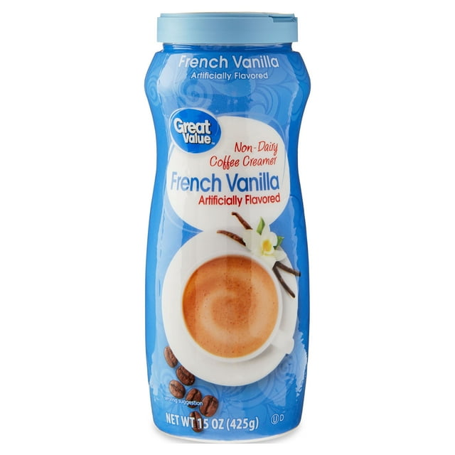 Great Value French Vanilla NonDairy Coffee Creamer, 15 oz