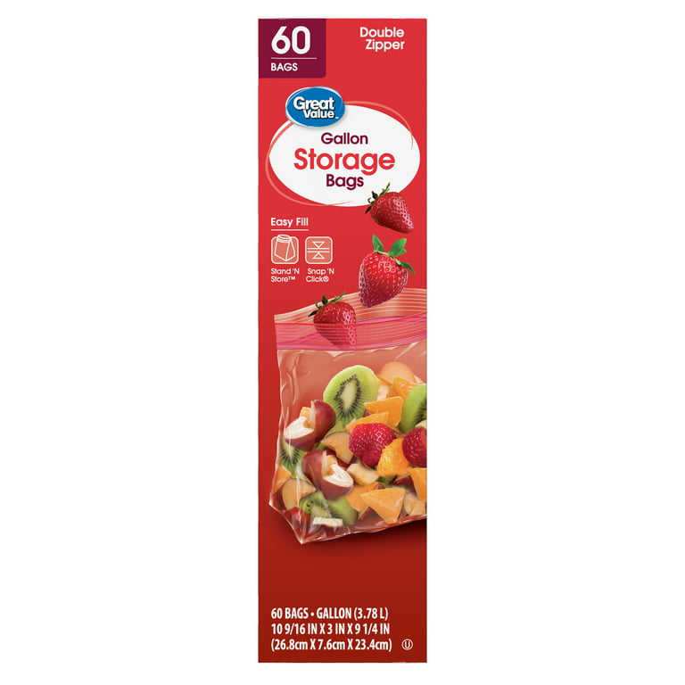 Exchange Select 1 Quart Reclosable Freezer Bag, 19 Ct., Food Storage &  Plastic Wrap, Household