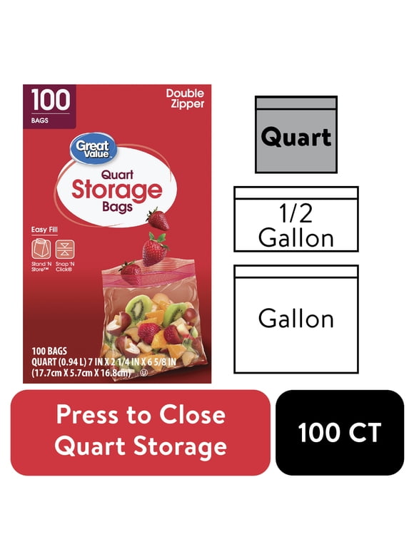 Great Value Bags in Food Storage Bags