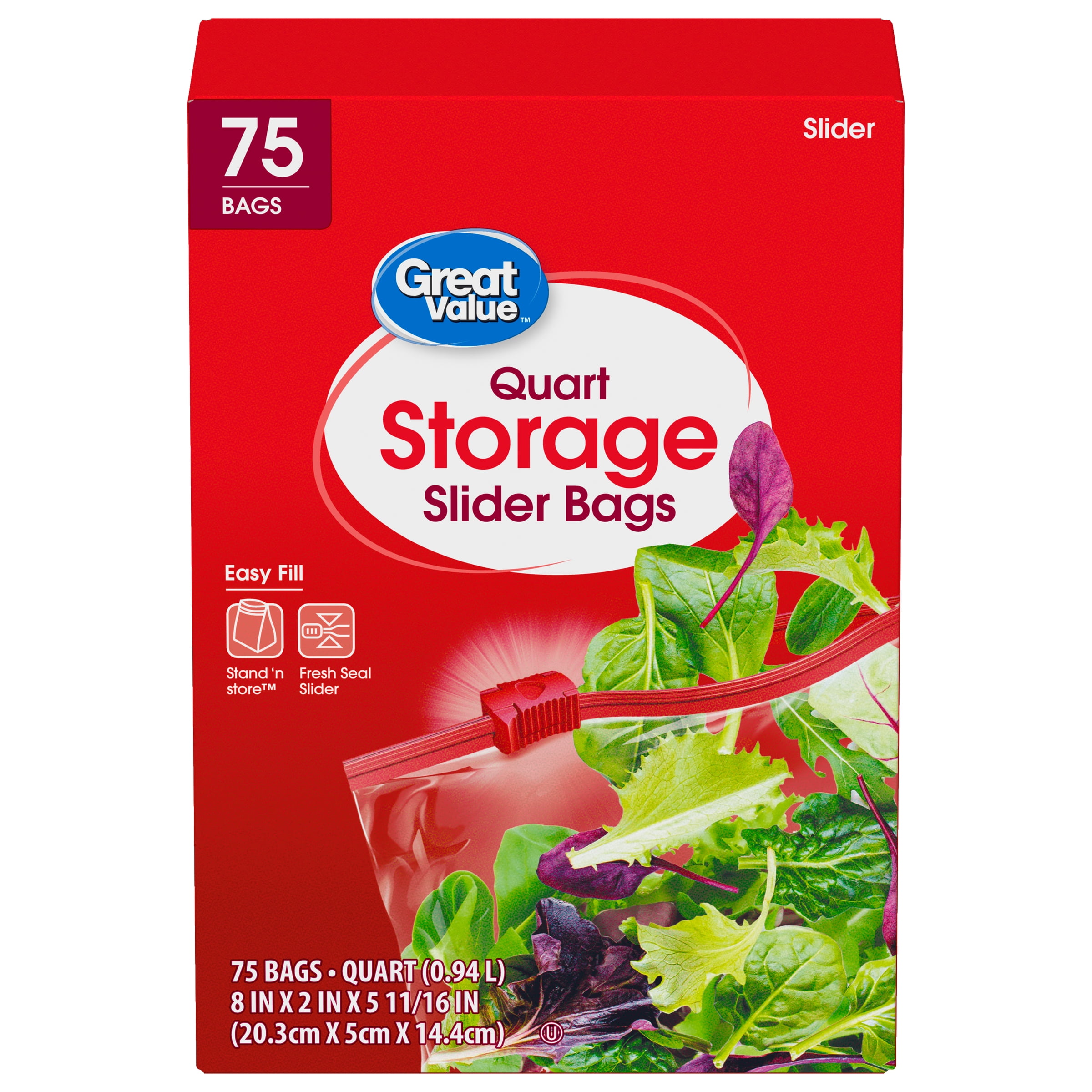 Weis Simply Great - Weis Simply Great, Slider Storage Quart Bags