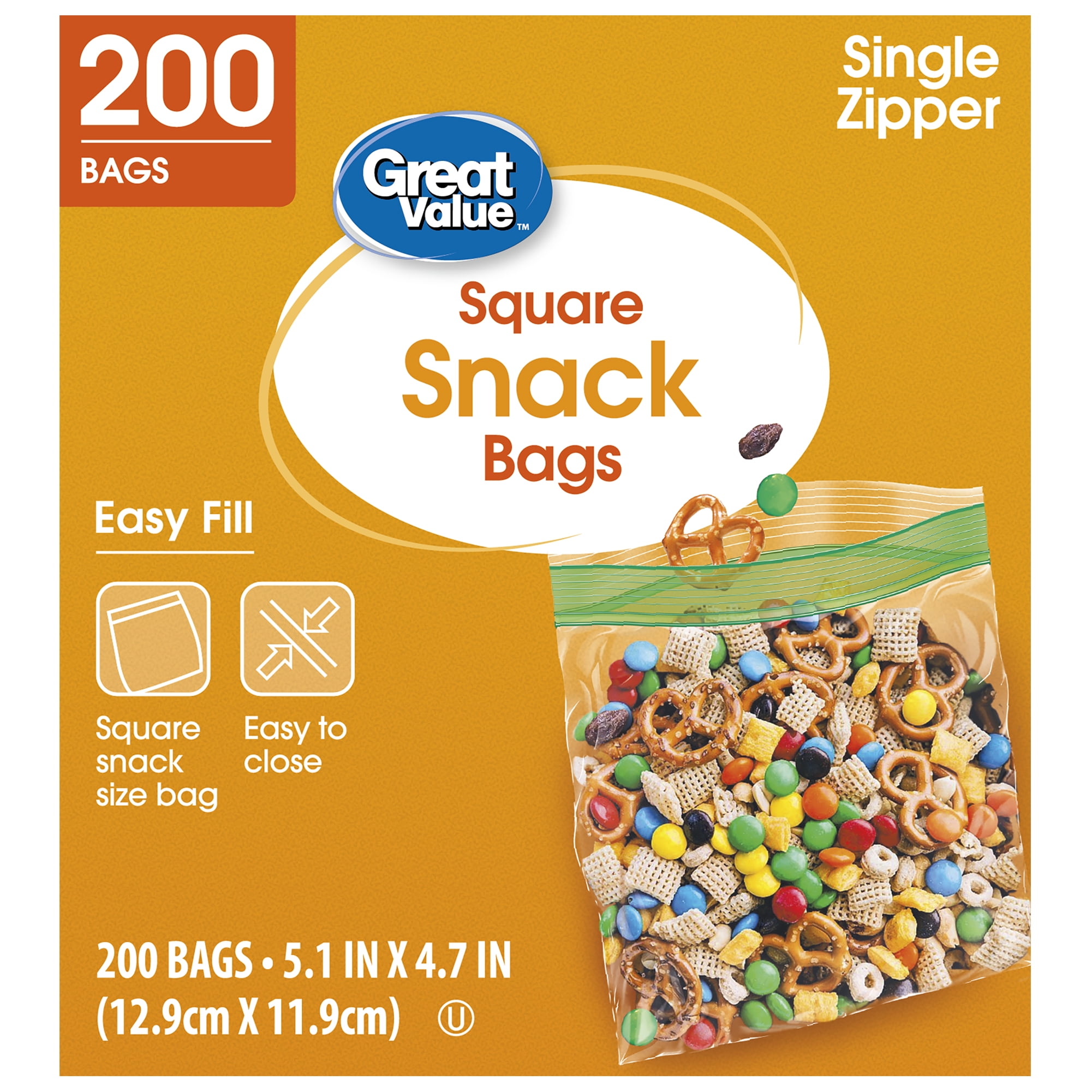 Zipper snack bags hotsell