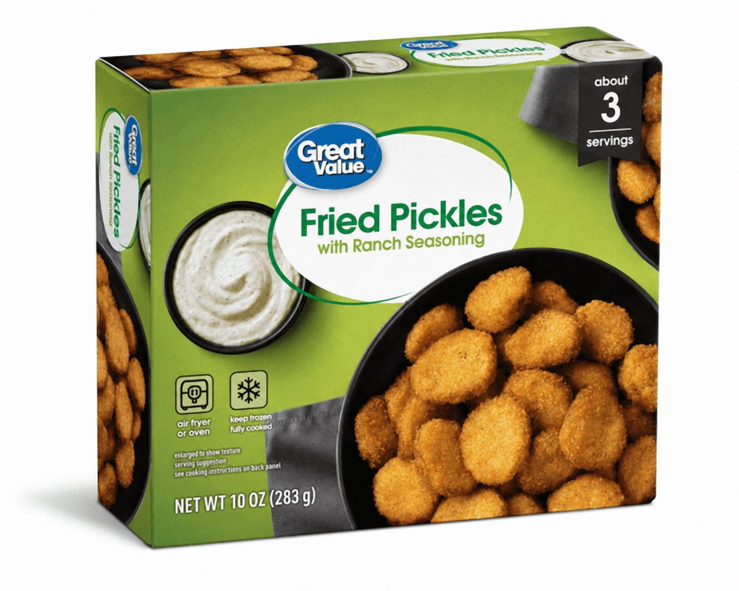 Great Value Frozen Fried Pickles with Ranch Seasoning