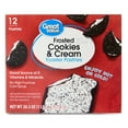 thumbnail image 1 of Great Value Frosted Cookies & Cream Toaster Pastries, 20.3 oz, 12 Count, 1 of 8