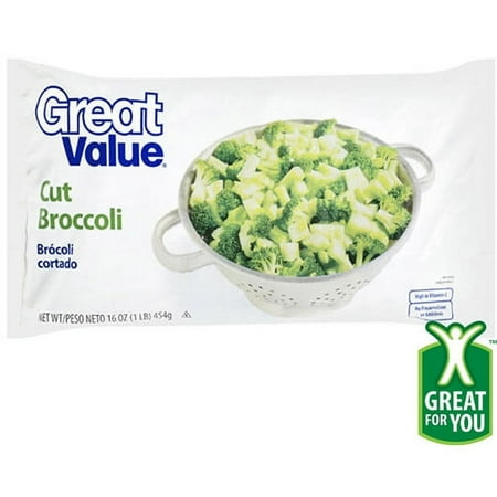 Great Value Frozen Cut Broccoli, 16 oz