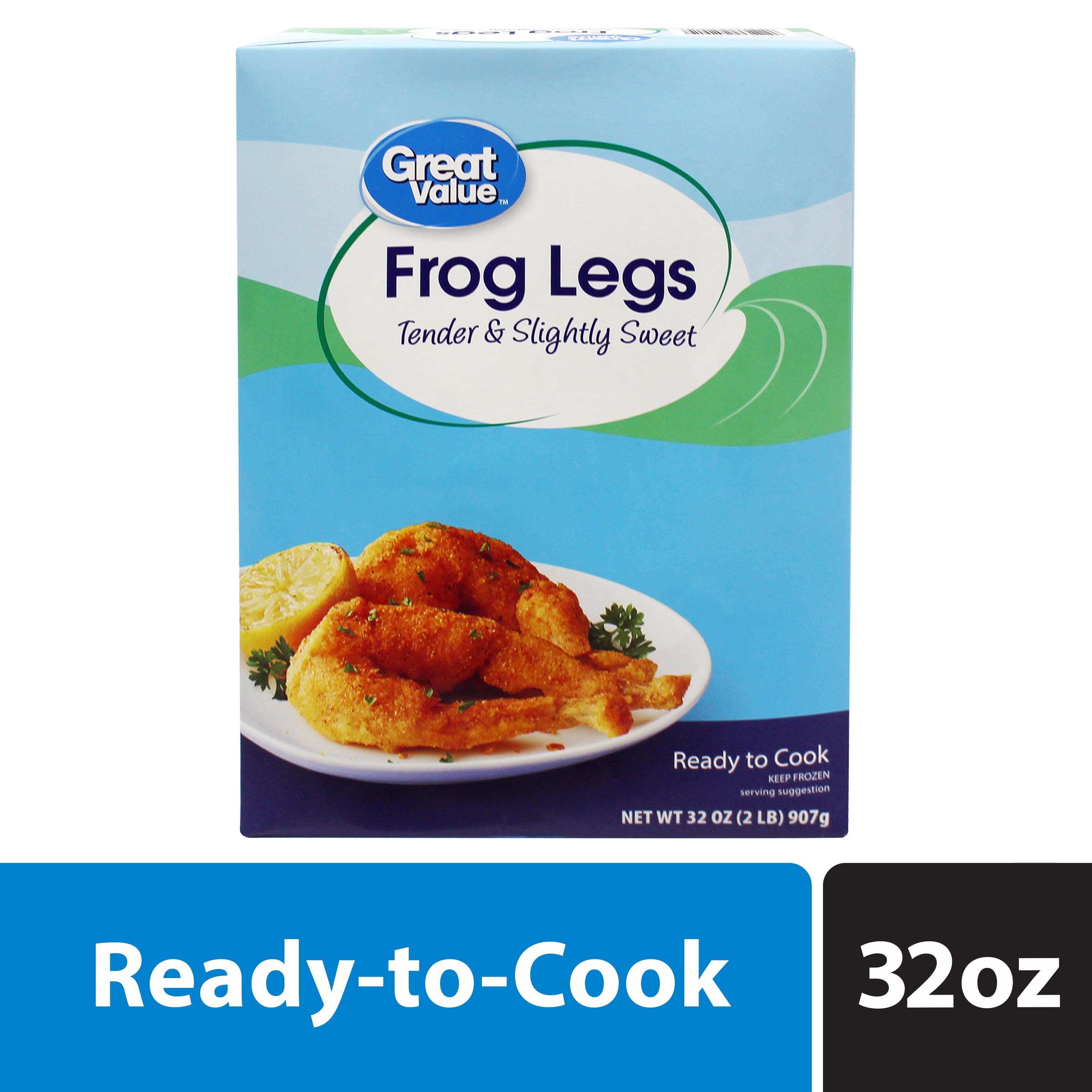 Great Value Frozen Frog Legs, 2 lb