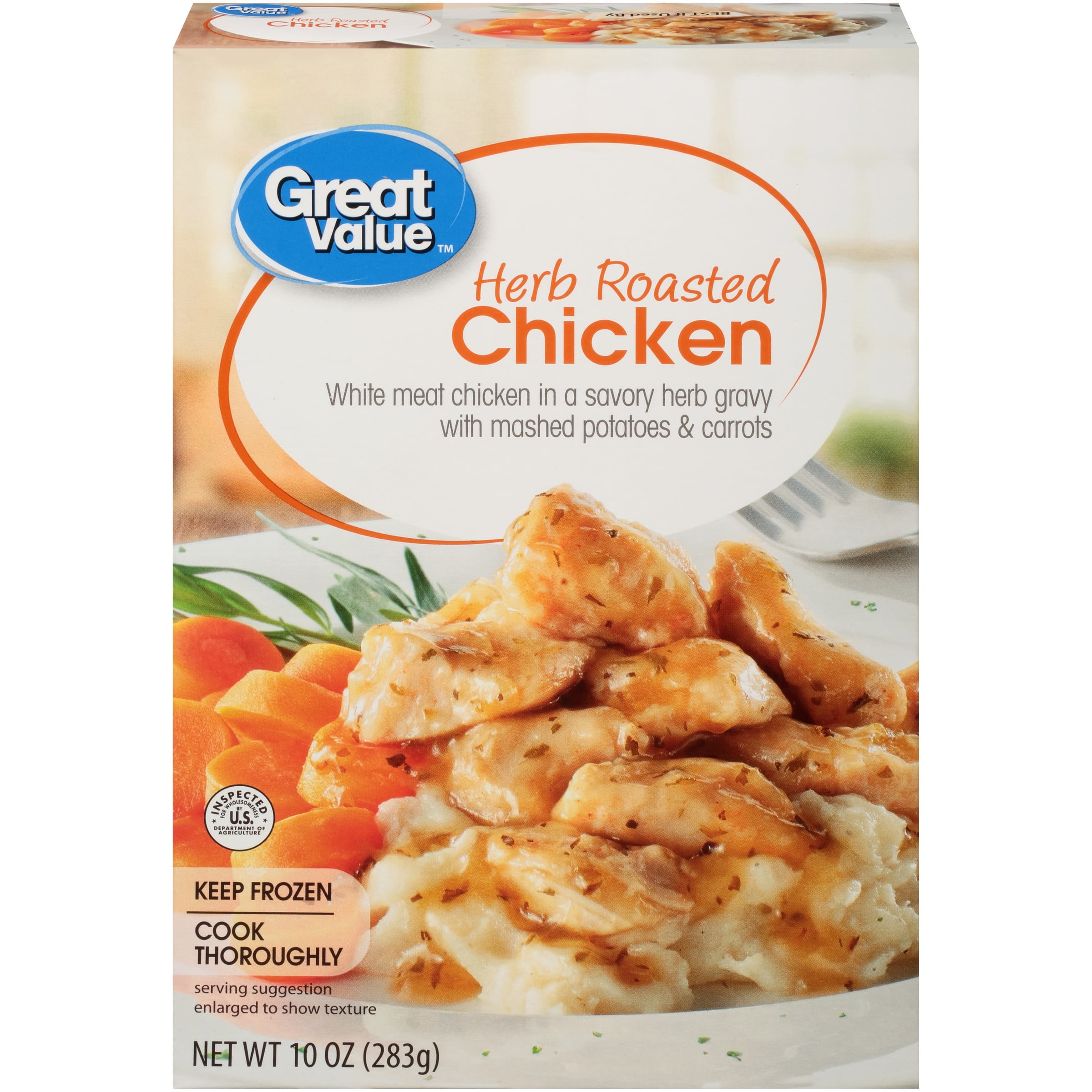 Great Value Frozen Herb Roasted Chicken, 10 oz