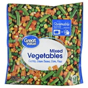 Great Value Frozen Mixed Vegetables, 12 oz Steamable Bag