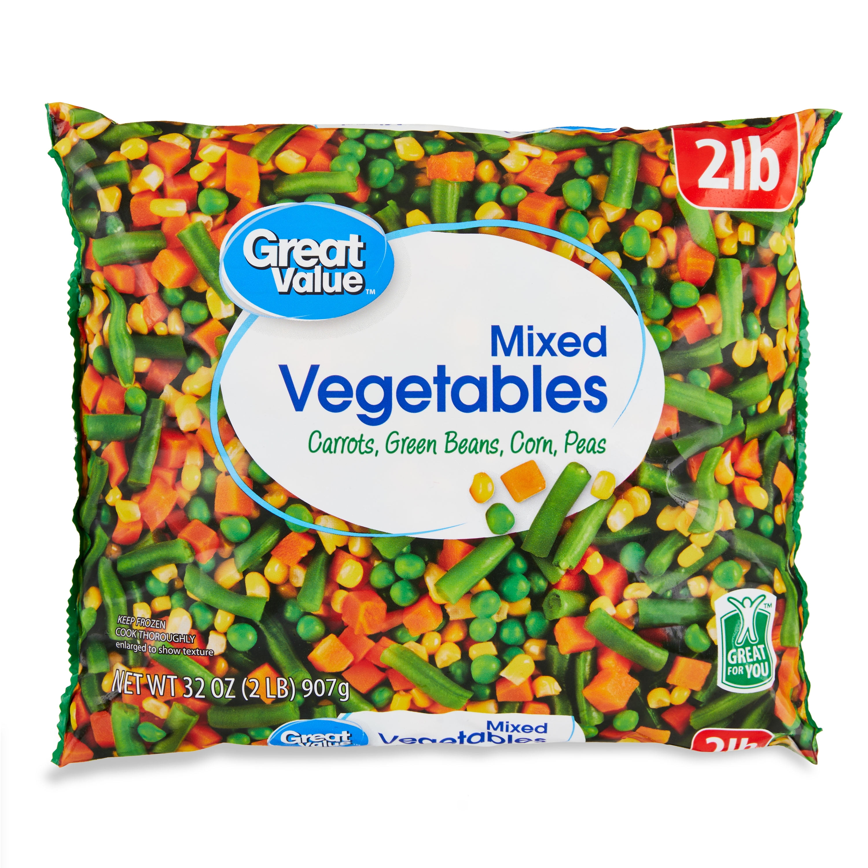 Great Value Frozen Mixed Vegetables, 32 oz