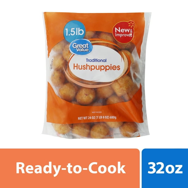 Great Value Frozen Traditional Hushpuppies, 1.5 lb