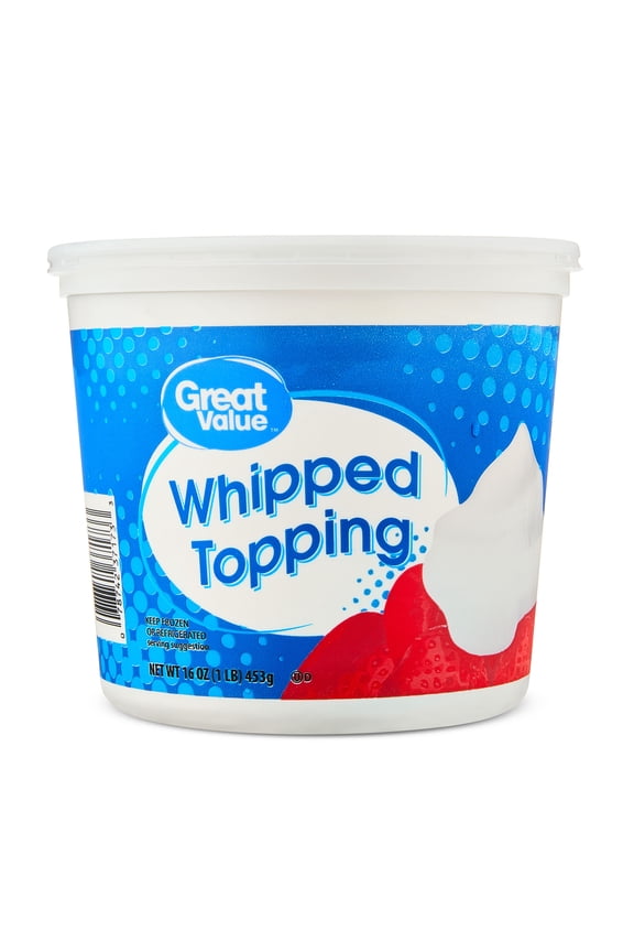 Frozen Whipped Topping, White, 16 oz