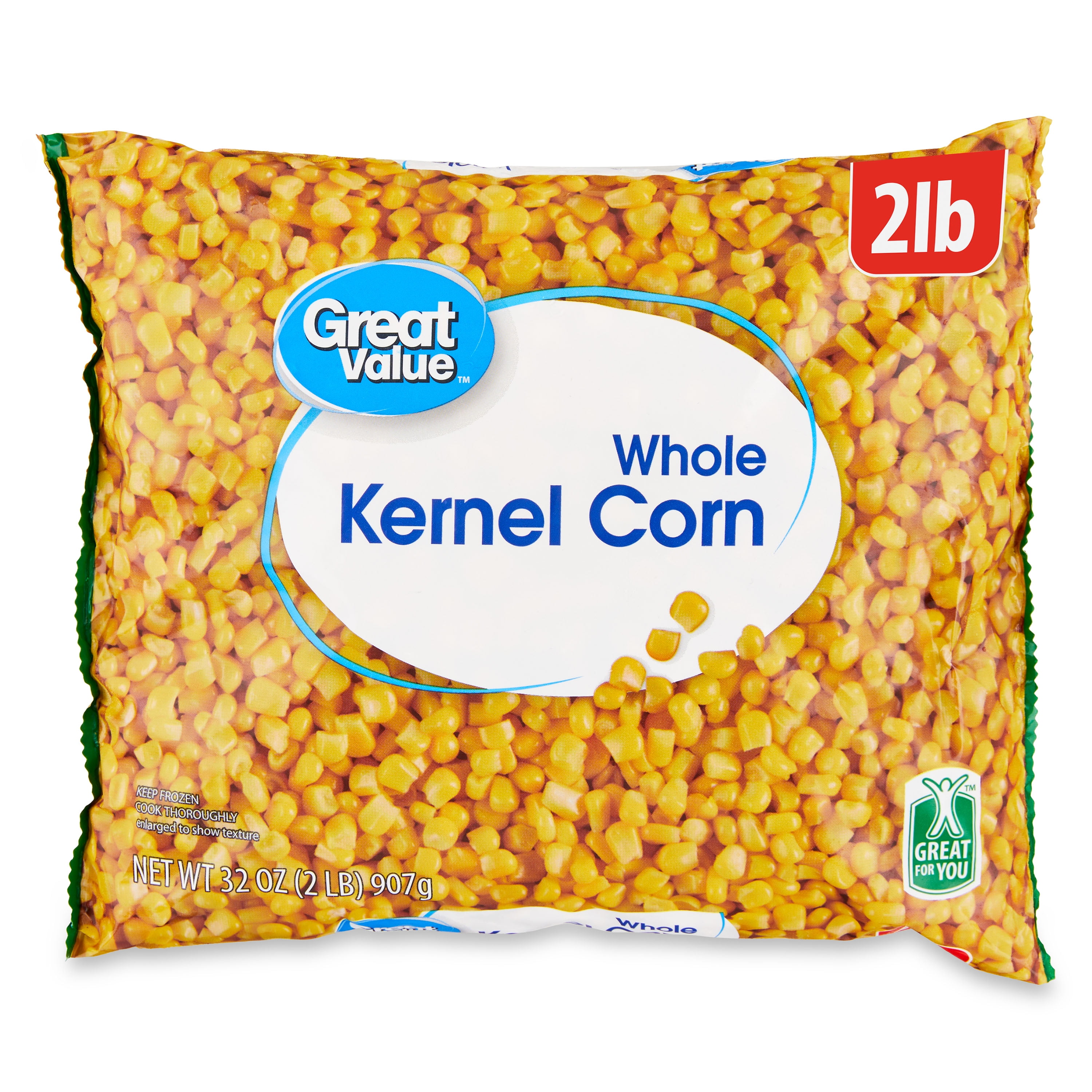 Great Value Frozen Whole Kernel Corn, 32 oz Bag