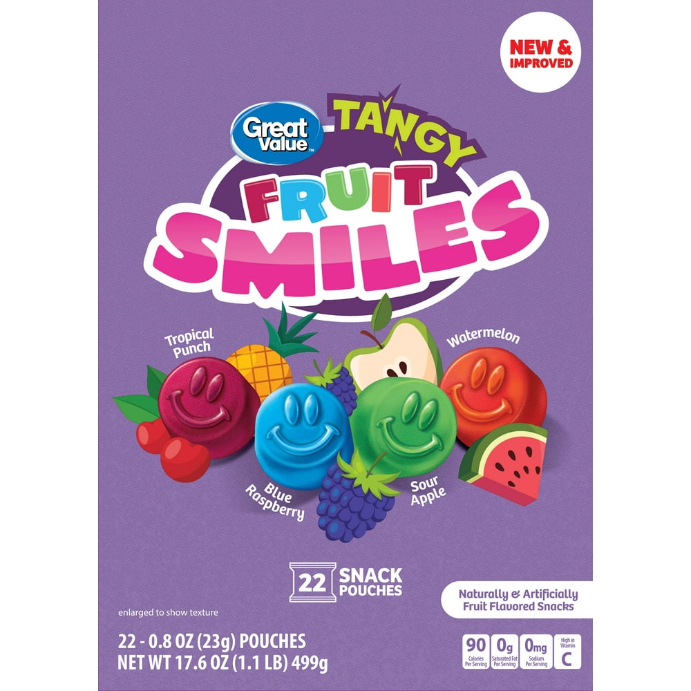 Great Value Great Value Fruit Snacks package