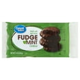 thumbnail image 1 of Great Value Fudge Mint Cookies, 10 oz, 1 of 7