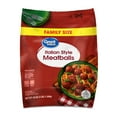 thumbnail image 1 of Great Value Fully Cooked Italian Style Meatballs, Family Size, 48 oz, 1 of 8