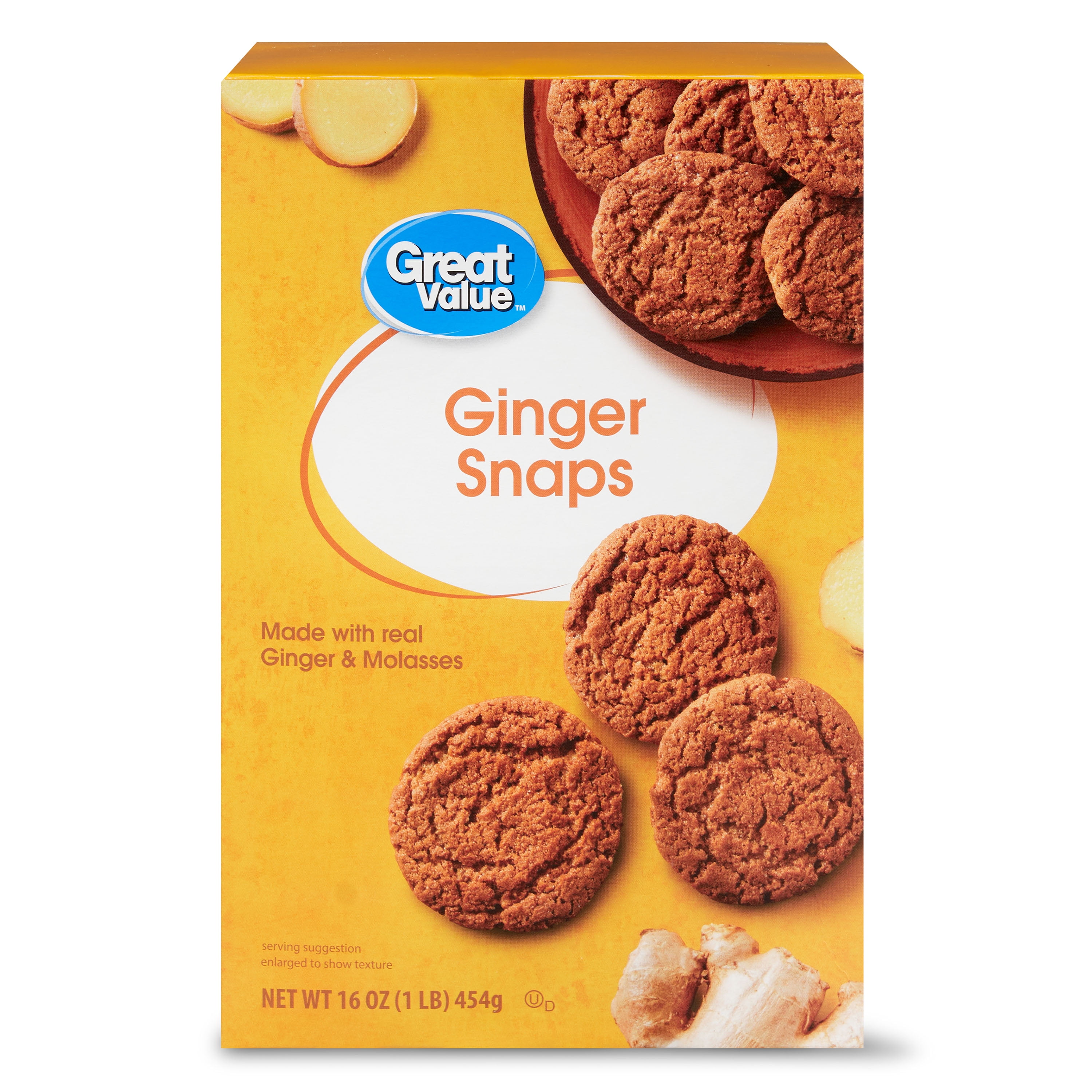 Ginger Snaps Cookies, Ginger Cookies, 16 oz