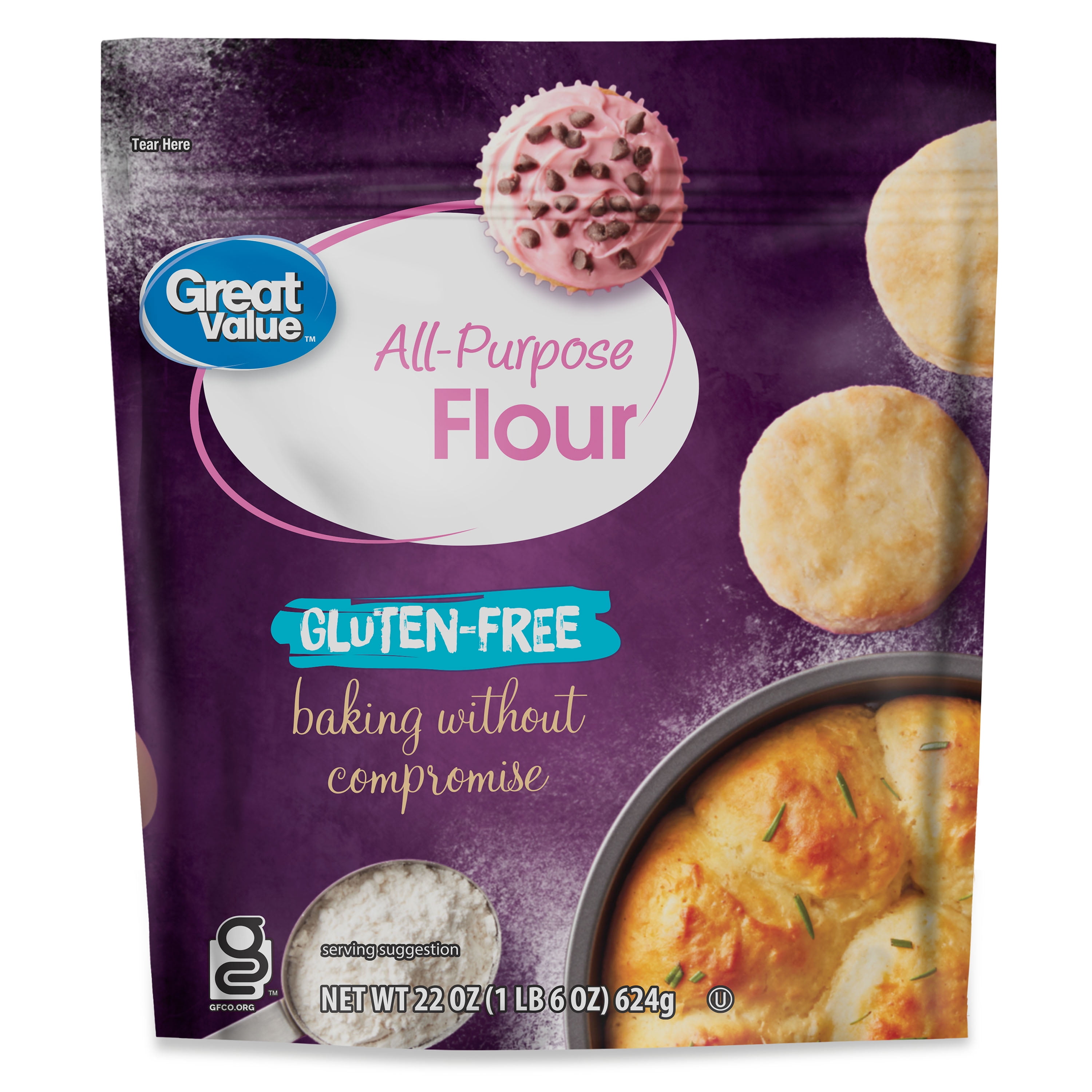 Great Value Gluten Free All-Purpose Flour, 22 oz