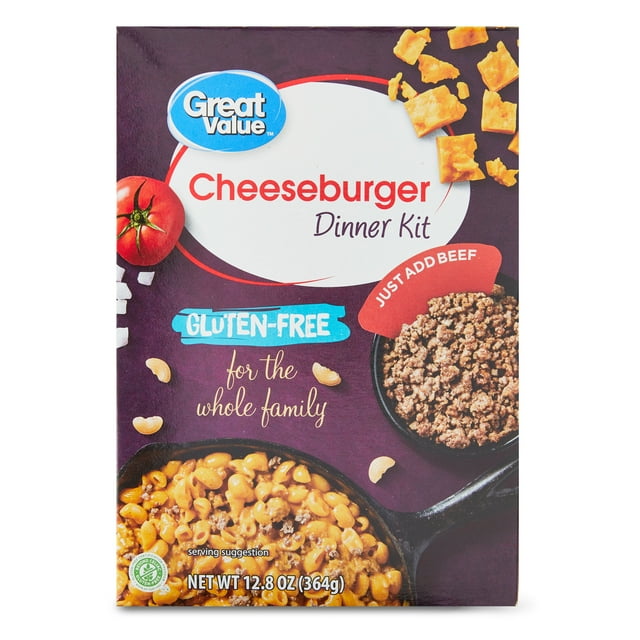 Great Value Gluten-Free Cheeseburger Dinner Kit, 12.8 oz