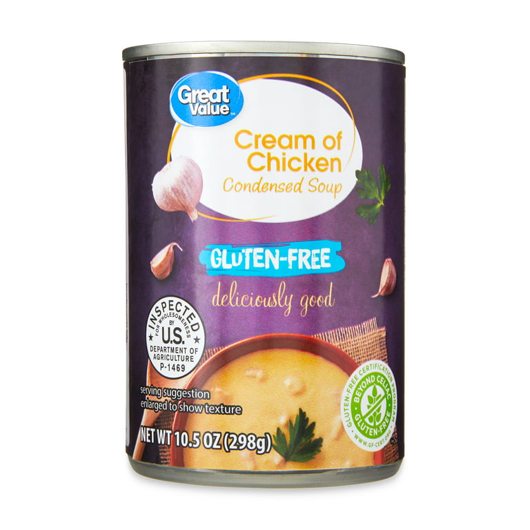 Great Value Gluten Free Cream of Chicken Condensed Soup, 10.5 oz