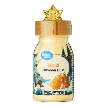 Great Value Gold Shimmer Dust, 2.47 oz
