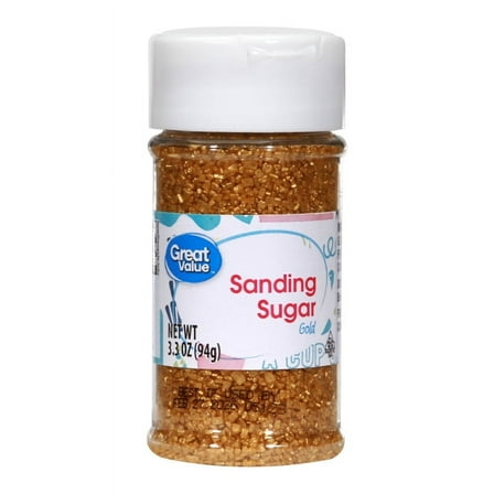 Great Value Gold Sparkling Sugar, 3.3 oz