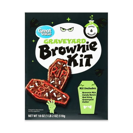 Great Value Graveyard Brownie Kit, 18 oz